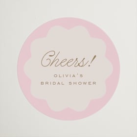 Bridal Shower Favor Stickers