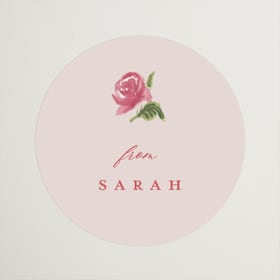 Bridal Shower Favor Stickers