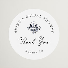 Bridal Shower Favor Stickers