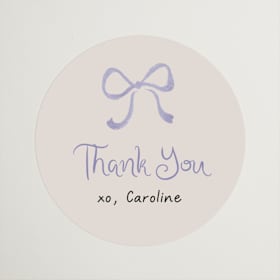 Bridal Shower Favor Stickers