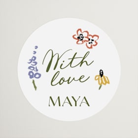 Bridal Shower Favor Stickers