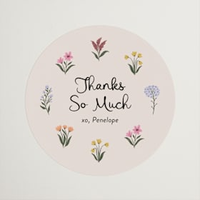 Bridal Shower Favor Stickers
