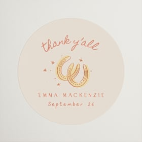 Bridal Shower Favor Stickers