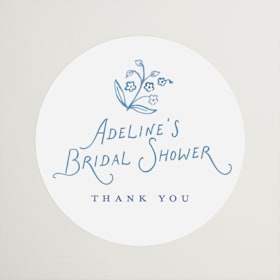 Bridal Shower Favor Stickers