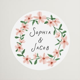 Bridal Shower Favor Stickers