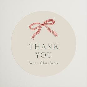 Bridal Shower Favor Stickers