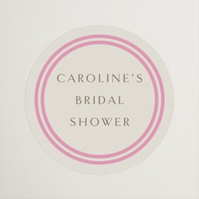 Bridal Shower Favor Stickers