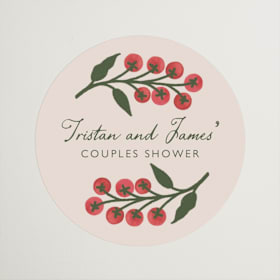 Bridal Shower Favor Stickers