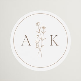 Bridal Shower Favor Stickers