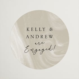 Engagement Party Favor Stickers