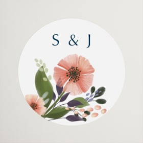 Engagement Party Favor Stickers