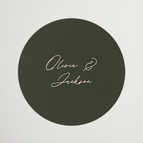 Engagement Party Favor Stickers