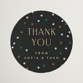 Engagement Party Favor Stickers