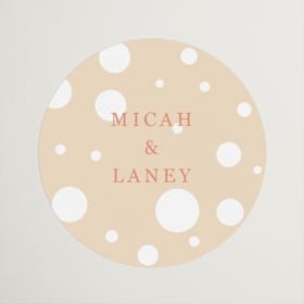 Engagement Party Favor Stickers