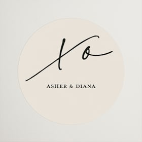 Engagement Party Favor Stickers