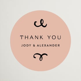 Engagement Party Favor Stickers