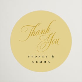 Engagement Party Favor Stickers