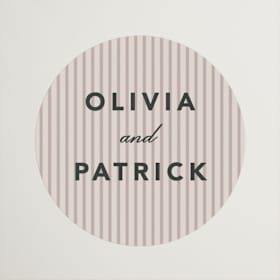 Engagement Party Favor Stickers