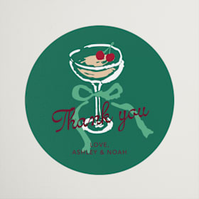 Engagement Party Favor Stickers