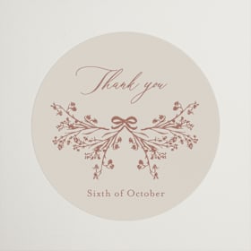 Wedding Favor Stickers
