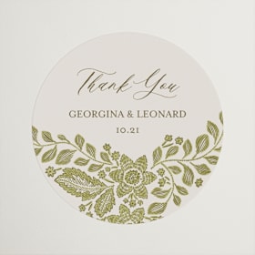 Wedding Favor Stickers