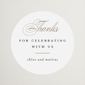 Wedding Favor Stickers