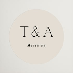 Wedding Favor Stickers
