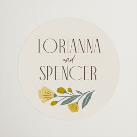 Wedding Favor Stickers
