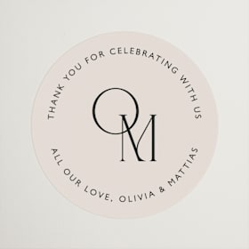 Wedding Favor Stickers