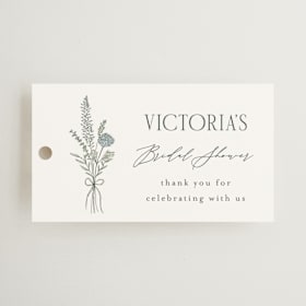 Bridal Shower Favor Tags