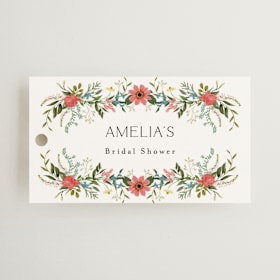 Bridal Shower Favor Tags