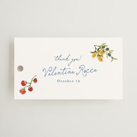 Bridal Shower Favor Tags