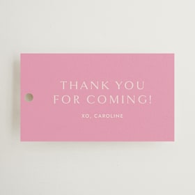 Bridal Shower Favor Tags