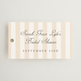Bridal Shower Favor Tags