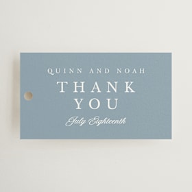 Wedding Favor Tags
