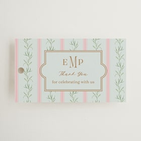 Wedding Favor Tags
