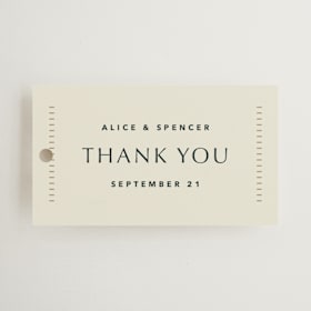 Wedding Favor Tags