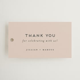 Wedding Favor Tags