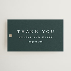 Wedding Favor Tags