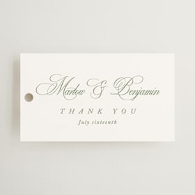 Wedding Favor Tags