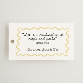 Wedding Favor Tags