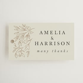 Wedding Favor Tags