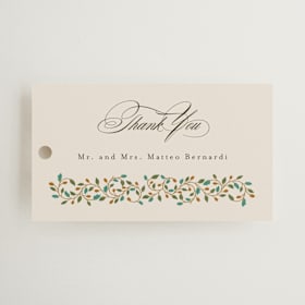 Wedding Favor Tags
