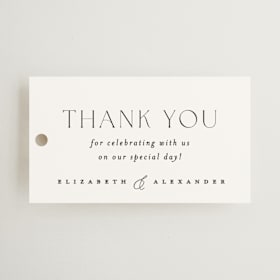 Wedding Favor Tags