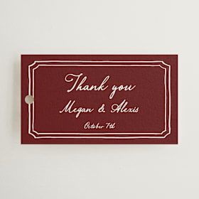 Wedding Favor Tags