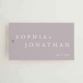 Wedding Favor Tags