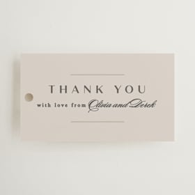 Wedding Favor Tags