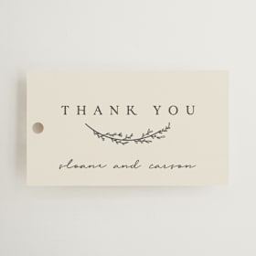 Wedding Favor Tags