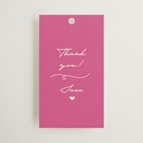 Bridal Shower Favor Tags
