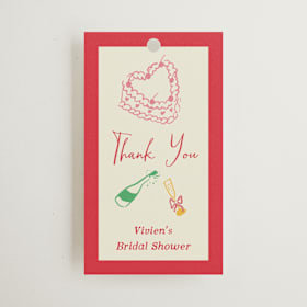 Bridal Shower Favor Tags